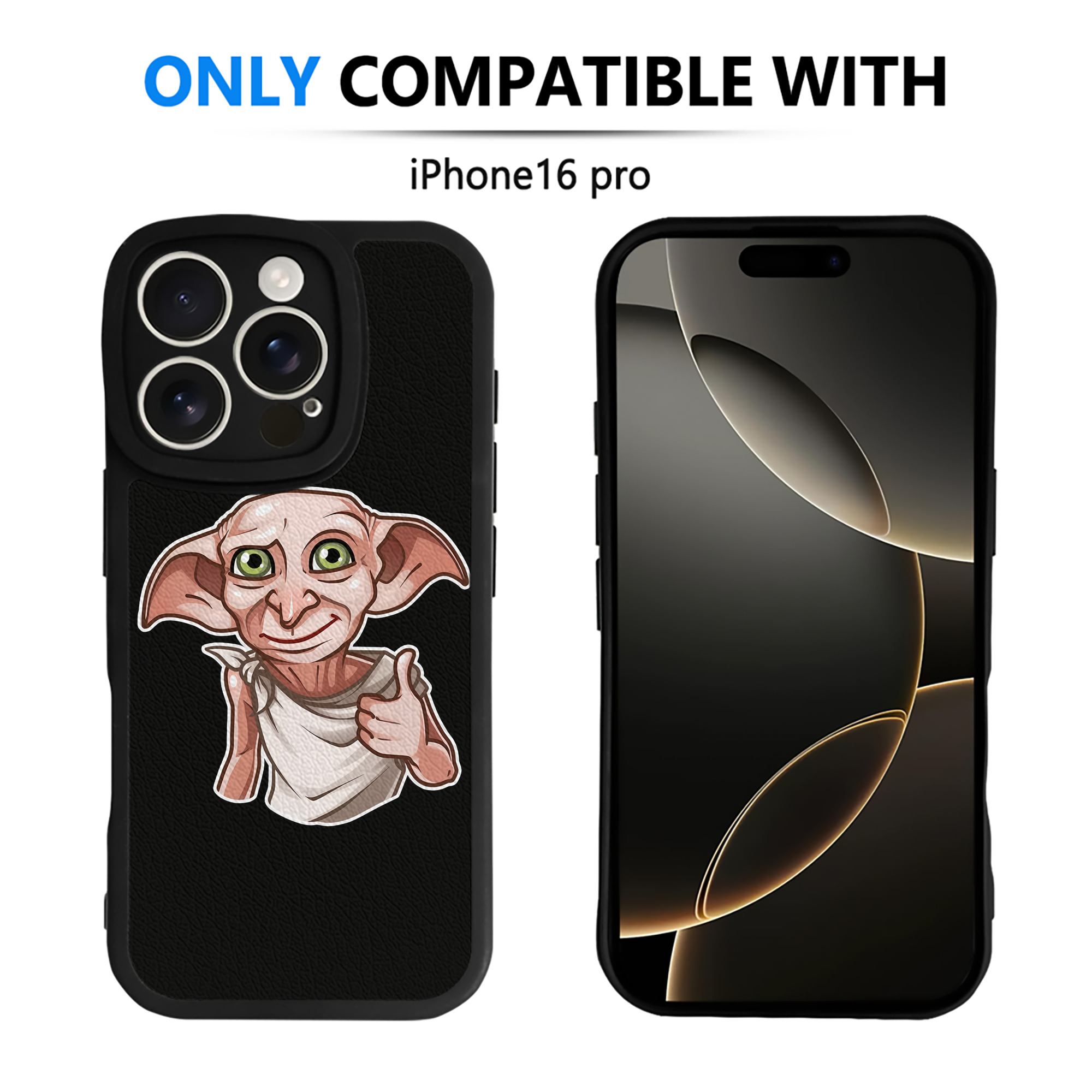 （画像用） Harry Potter ハリー・ポッターシリーズ 【iPhone 16シリーズ対応】シリコンスマホケース（レザー調） 材質：シリコン
